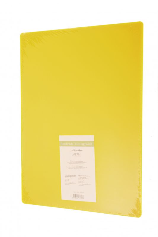 Skjærebrett 50x35 cm, gul