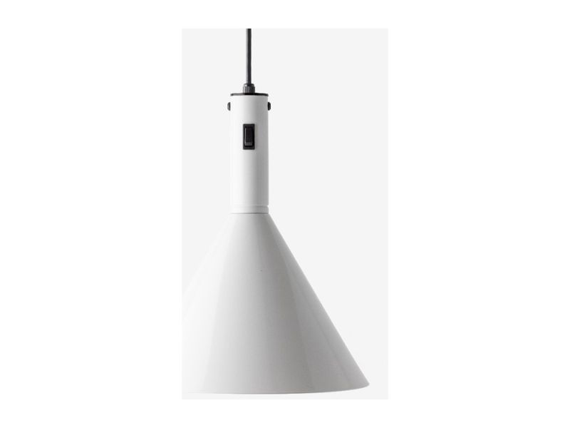 Stayhot Varmelampe Trattoria 1224, rett uttrekkbar ledning, Arctic White