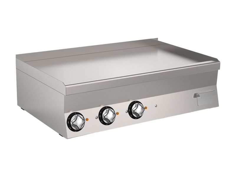 Mareno FT610EL2 Flatgrill 1000 mm, elektrisk, glatt støpejern